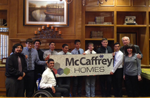 McCaffrey Homes Honored with a Mosaic from Students in the Madera High School Social Skills Autism Class	