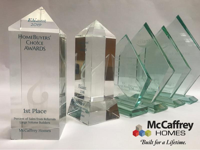 McCaffrey Homes Honored as Nations Most Referred Homebuilder
