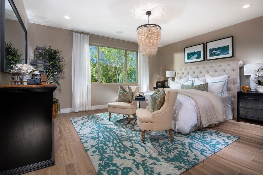 McCaffrey Homes  |  Maple Model Master Bedroom  |  Hickory at Tesoro Viejo
